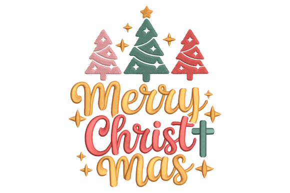 Christmas Tree Lettering