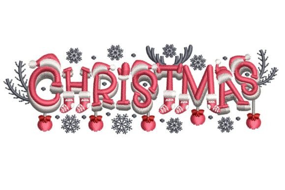 Festive Christmas Embroidery