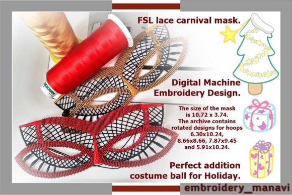 FSL Lace Masquerade Mask