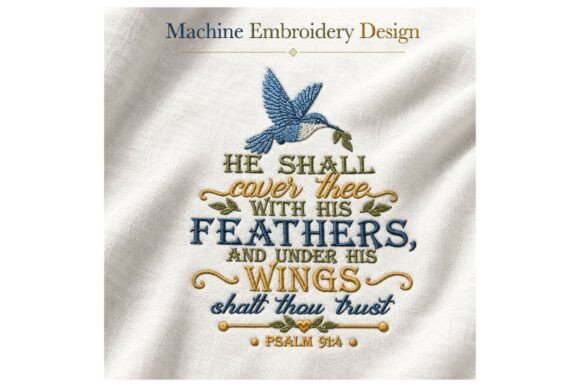Psalm 91 Hummingbird Bible Verse Faith