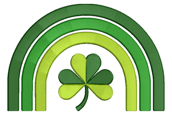 St. Patrick’s Rainbow Clover